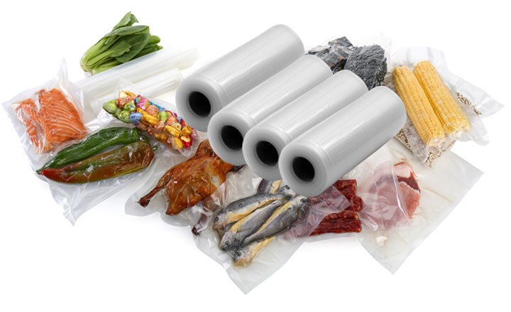 TINTON LIFE sacs sous vide pour alimentaire scelleur sous vide alimentaire frais longue conservation 12 + 15 + 20 + 25 + 28cm * 500cm rouleaux/Lot sacs pour emballeur sous vide