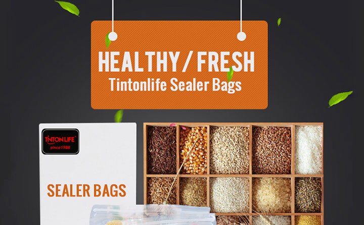 TINTON LIFE sacs sous vide pour alimentaire scelleur sous vide alimentaire frais longue conservation 12 + 15 + 20 + 25 + 28cm * 500cm rouleaux/Lot sacs pour emballeur sous vide