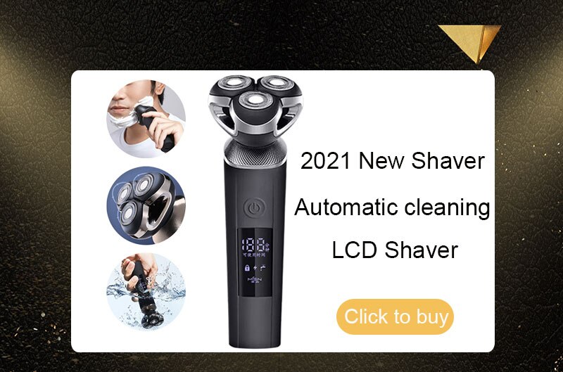 Enchen Rasoir Électrique hommes Rasoir Tondeuse À Barbe Rasoir pour les hommes 3 lames portable tondeuse à barbe machine de découpe pour les favoris 5