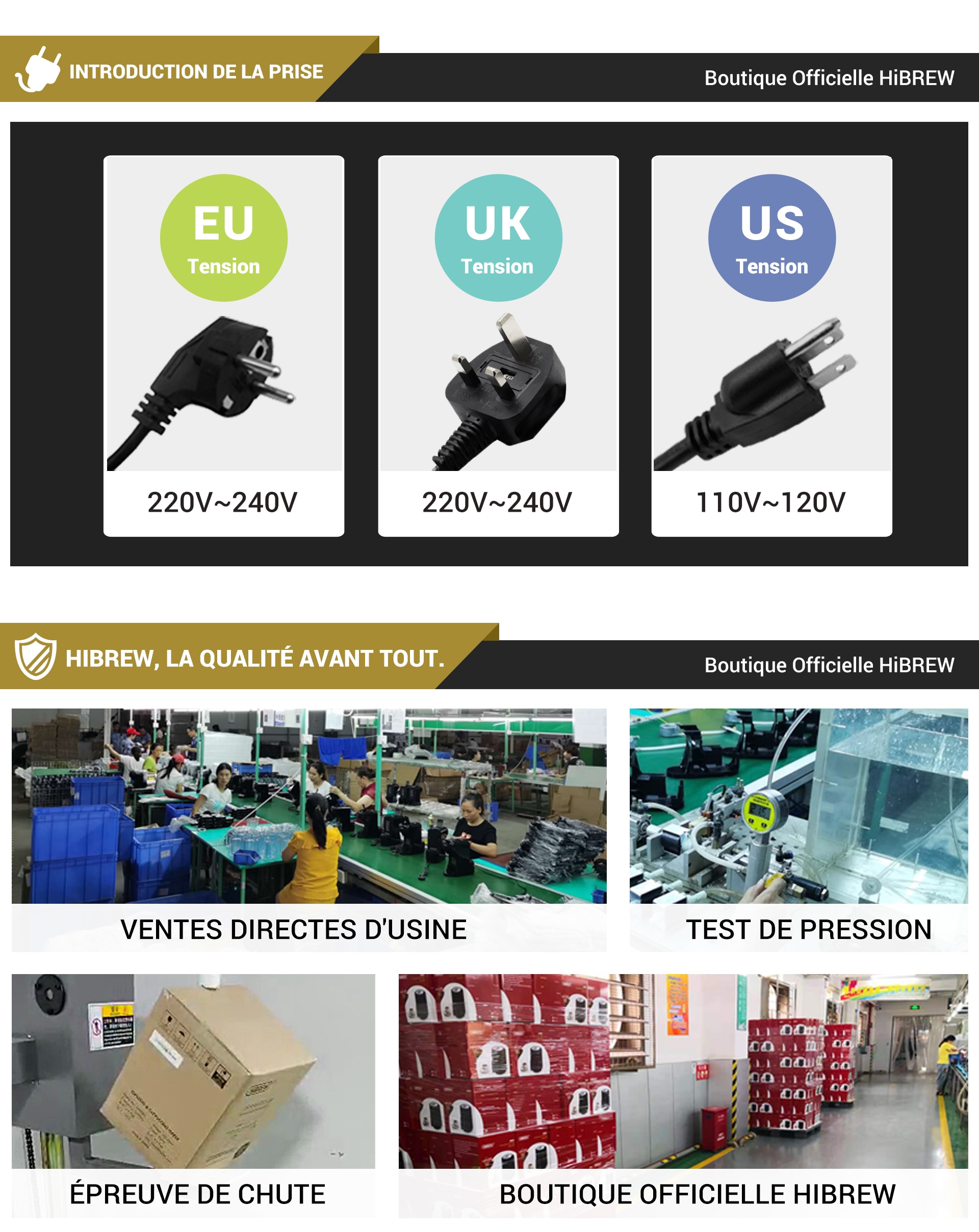 Hiinfusion 19Bar 4in1 Machine à café Expresso à capsules multiples DolceGusto Capsule de lait Nespresso ESEpod café moulu CompatibleH2