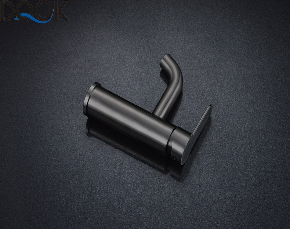 DQOK mélangeur froid/chaud, robinets de lavabo de salle de bains en nickel brossé, robinet d'évier, robinet d'eau noire, accessoires de salle de bains (tuyau non inclus