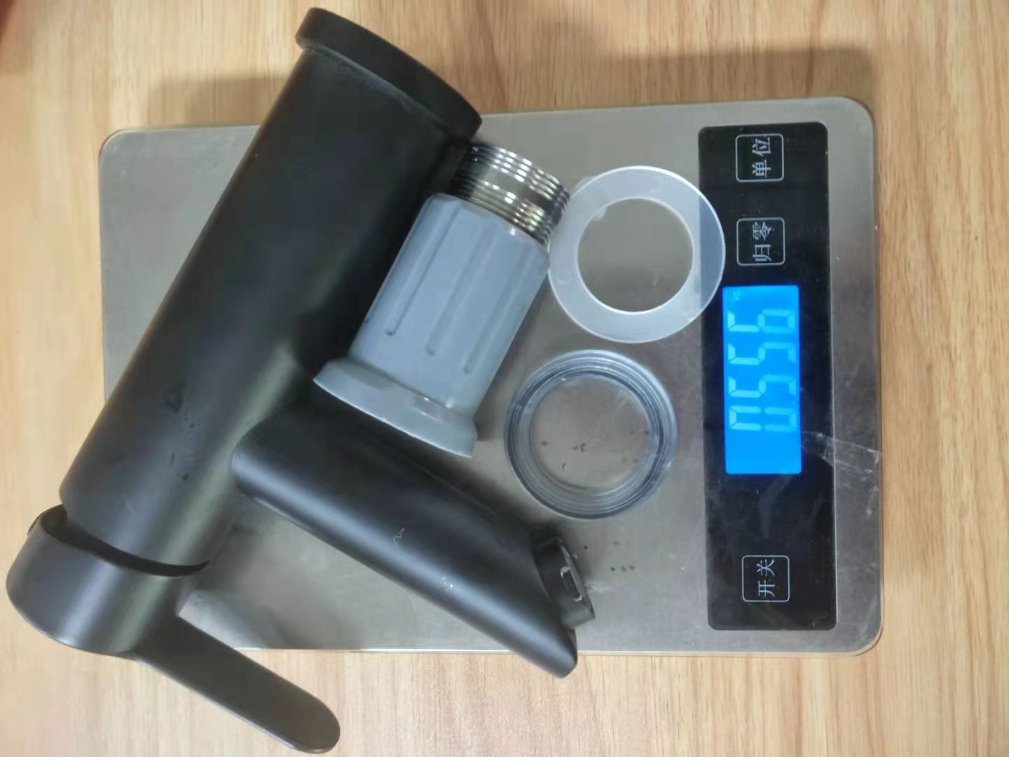 DQOK mélangeur froid/chaud, robinets de lavabo de salle de bains en nickel brossé, robinet d'évier, robinet d'eau noire, accessoires de salle de bains (tuyau non inclus