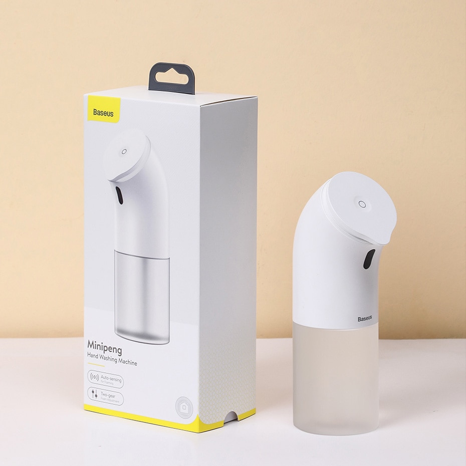 Baseus distributeur automatique de savon capteur infrarouge sans contact mousse liquide distributeur de savon pompe lavage des mains désinfectant distributeur bouteilles