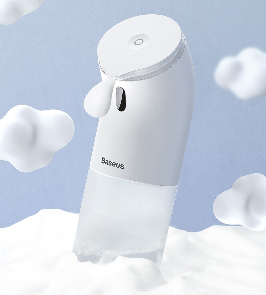 Baseus distributeur automatique de savon capteur infrarouge sans contact mousse liquide distributeur de savon pompe lavage des mains désinfectant distributeur bouteilles