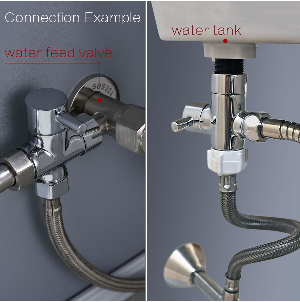 MELLRAIN - Douchette pour bidet et salle de bain en acier inoxydable