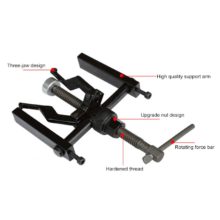 Extracteur de roulements intérieurs 3 mâchoires | En acier au carbone de haute qualité, extracteur d’engrenages, Kit de machines-outils lourdes pour l’automobile, outils de Diagnostic automobile