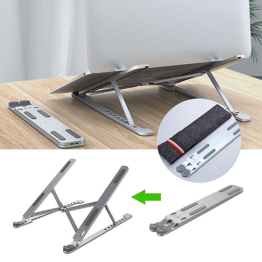 Pliable ABS ordinateur Portable support de tablette Portable support de bureau réglable accessoires d'ordinateur Portable pour Macbook Pro Air support pour ordinateur Portable
