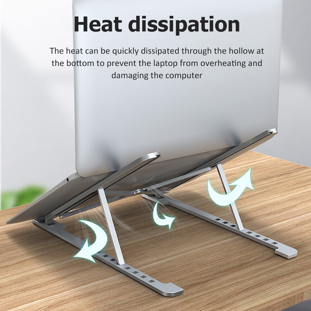 Pliable ABS ordinateur Portable support de tablette Portable support de bureau réglable accessoires d'ordinateur Portable pour Macbook Pro Air support pour ordinateur Portable