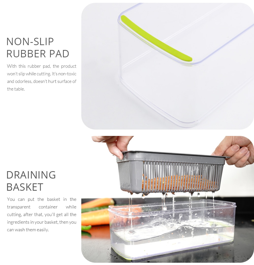 DEKO coupe légumes trancheuse de fruits multifonctionnel pomme de terre éplucheur carotte râpe ail broyeur accessoires de cuisine