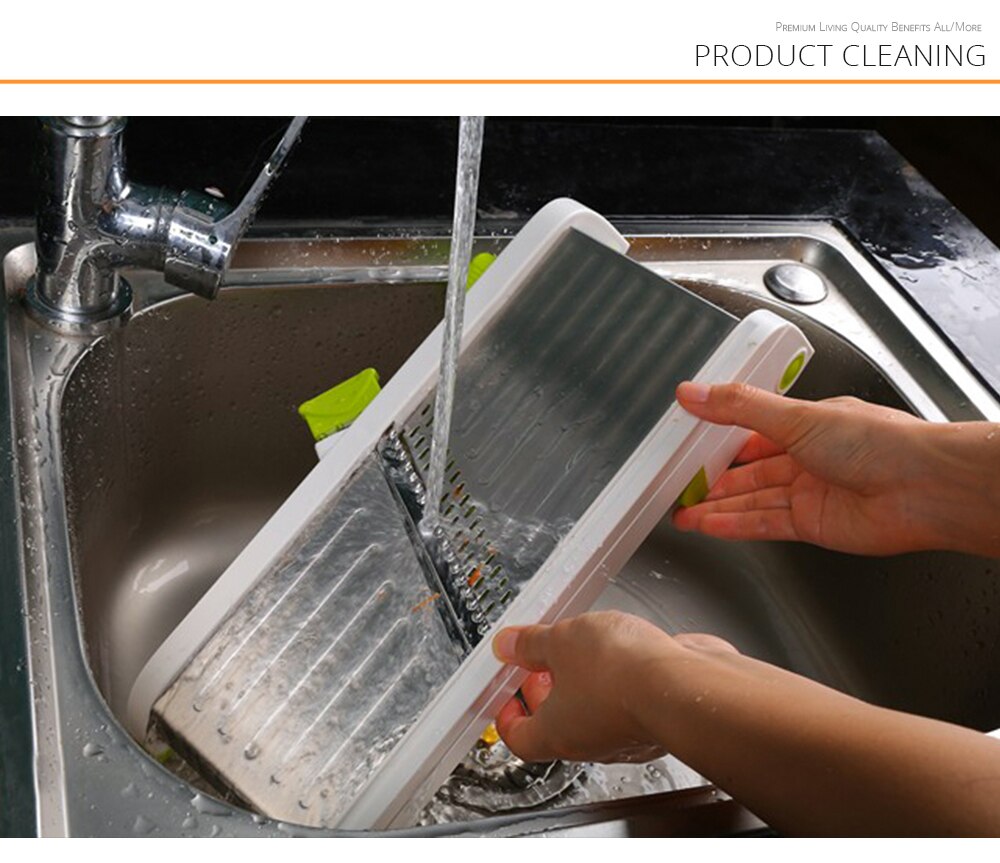 DEKO multifonctionnel cuisine Cutter manuel acier inoxydable broyeur de légumes Fruits hachoir râpe Mandoline trancheuse