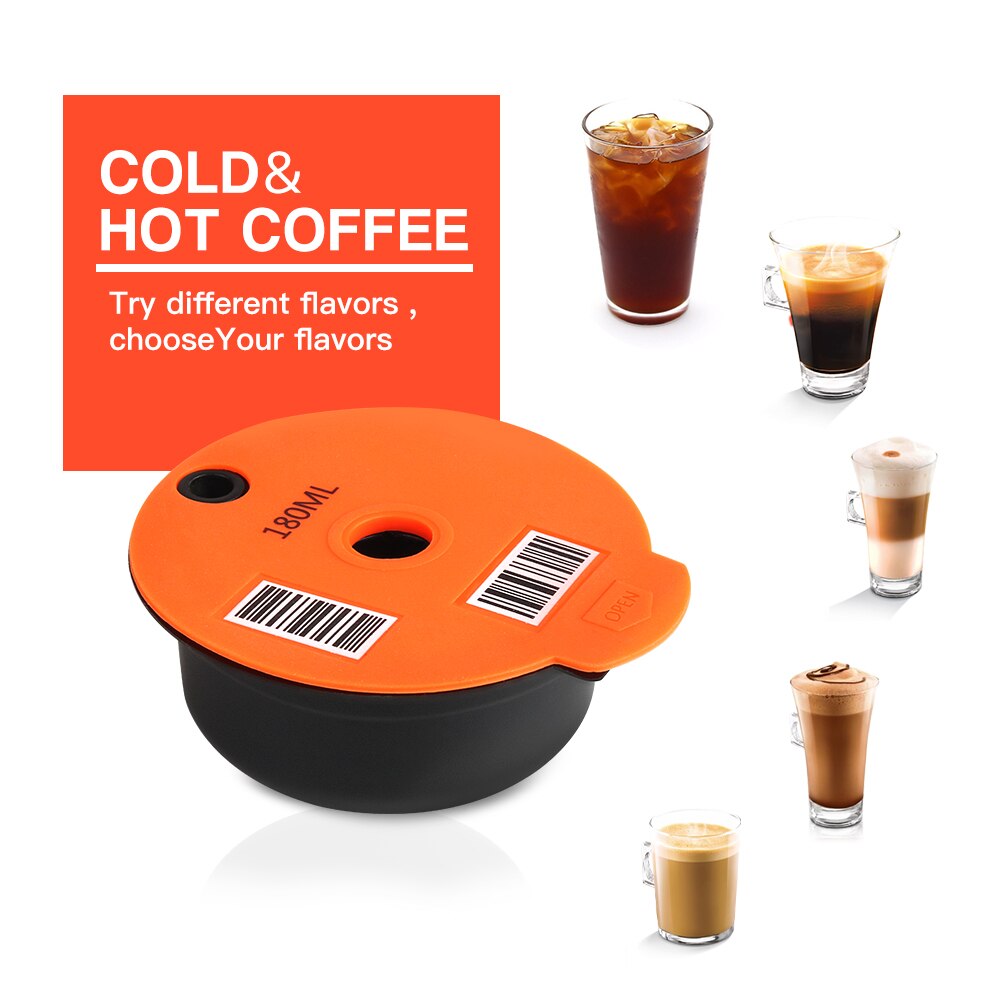 ICafilas – Capsules de café rechargeables, compatibles avec la Machine bosh-s, Tassimoo, dosette réutilisable, crème écologique