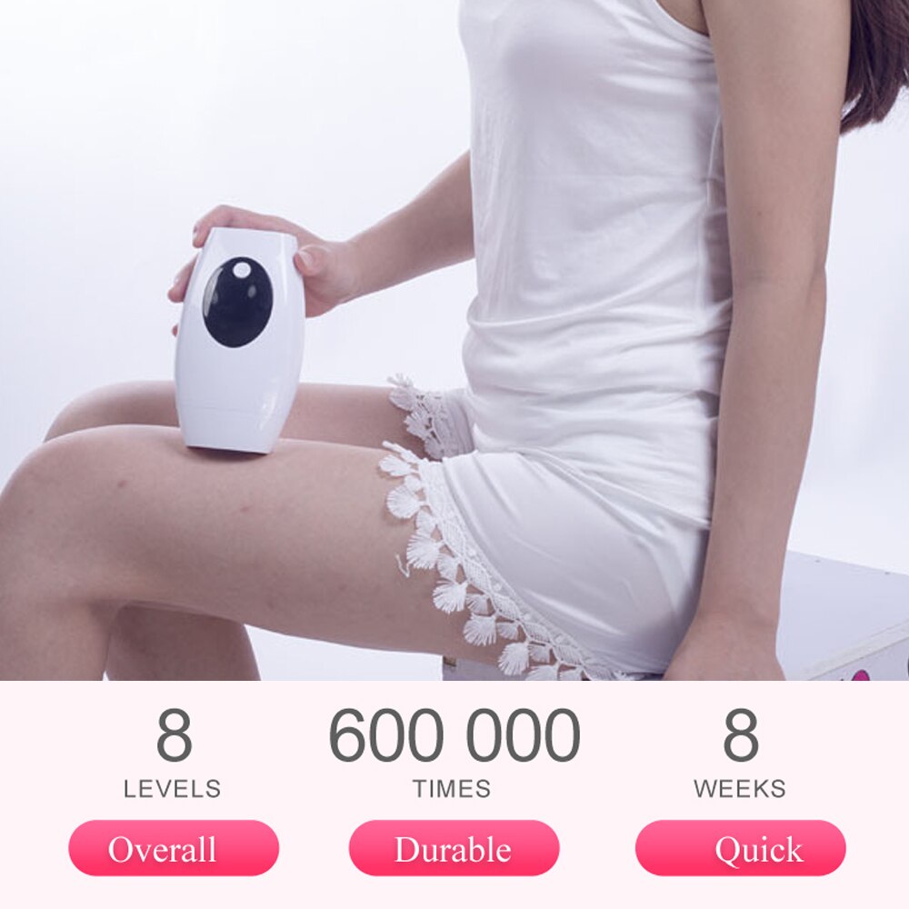 Épilateur permanent à lumière pulsée, 600 000 flashs, indolore, pour femme,système d'épilation laser IPL électrique pour le corps, Épilateur permanent à lumière pulsée, 600 000 flashs, indolore, pour femme,système d'épilation laser IPL électrique pour le corps,