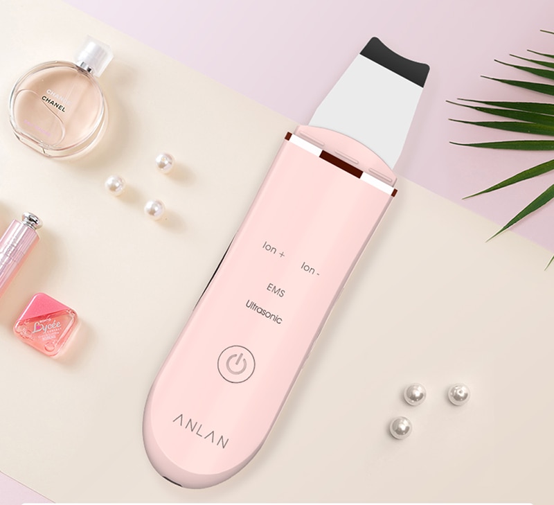 ANLAN Épurateur de peau faciale ultrasonique Profonde Visage Nettoyage Machine détacher Pelle Facial Pores Nettoyeur Soulever