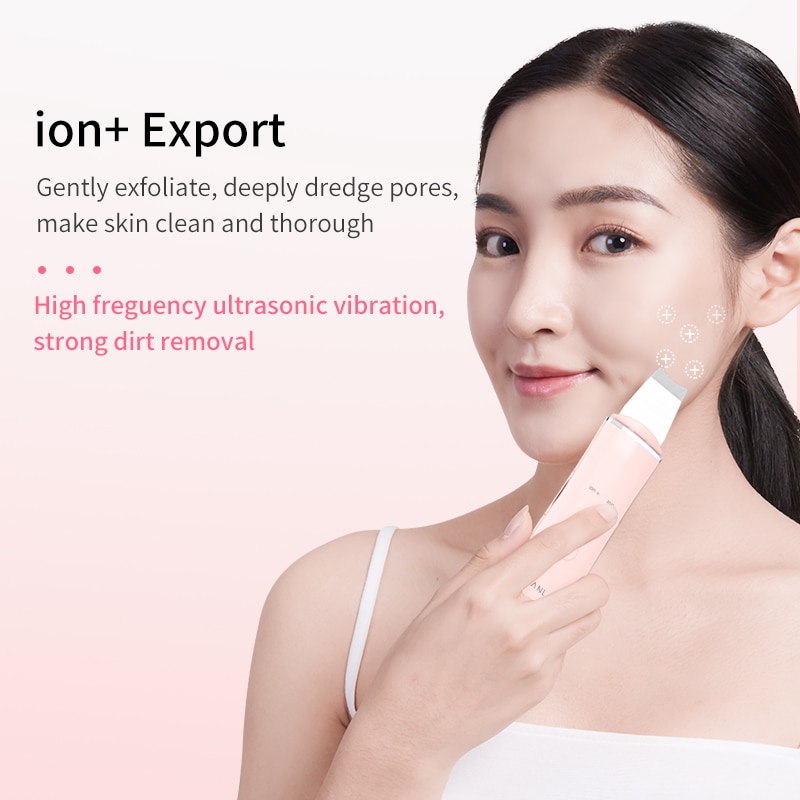 ANLAN Épurateur de peau faciale ultrasonique Profonde Visage Nettoyage Machine détacher Pelle Facial Pores Nettoyeur Soulever