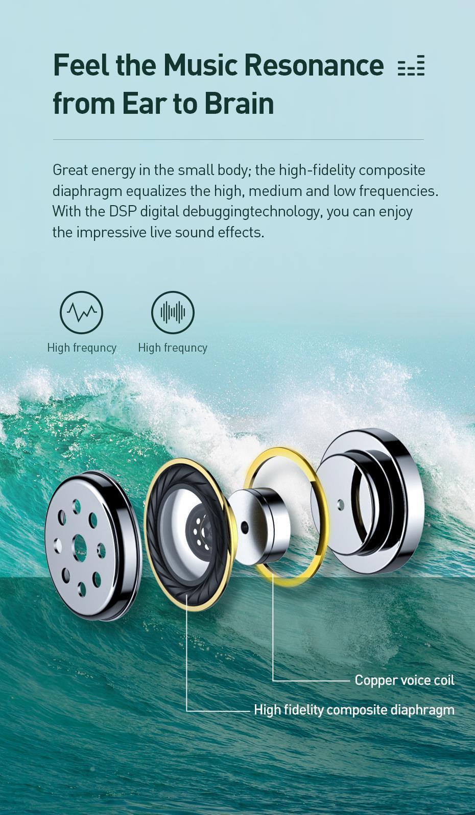 Baseus – écouteurs sans fil Bluetooth 5.0 W09 TWS, oreillettes pour iPhone 12 Pro Xiaomi