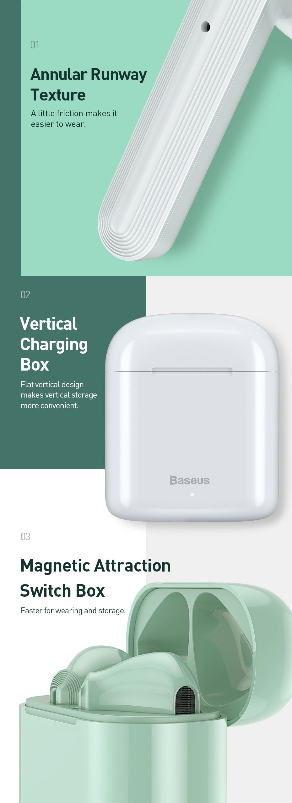 Baseus – écouteurs sans fil Bluetooth 5.0 W09 TWS, oreillettes pour iPhone 12 Pro Xiaomi