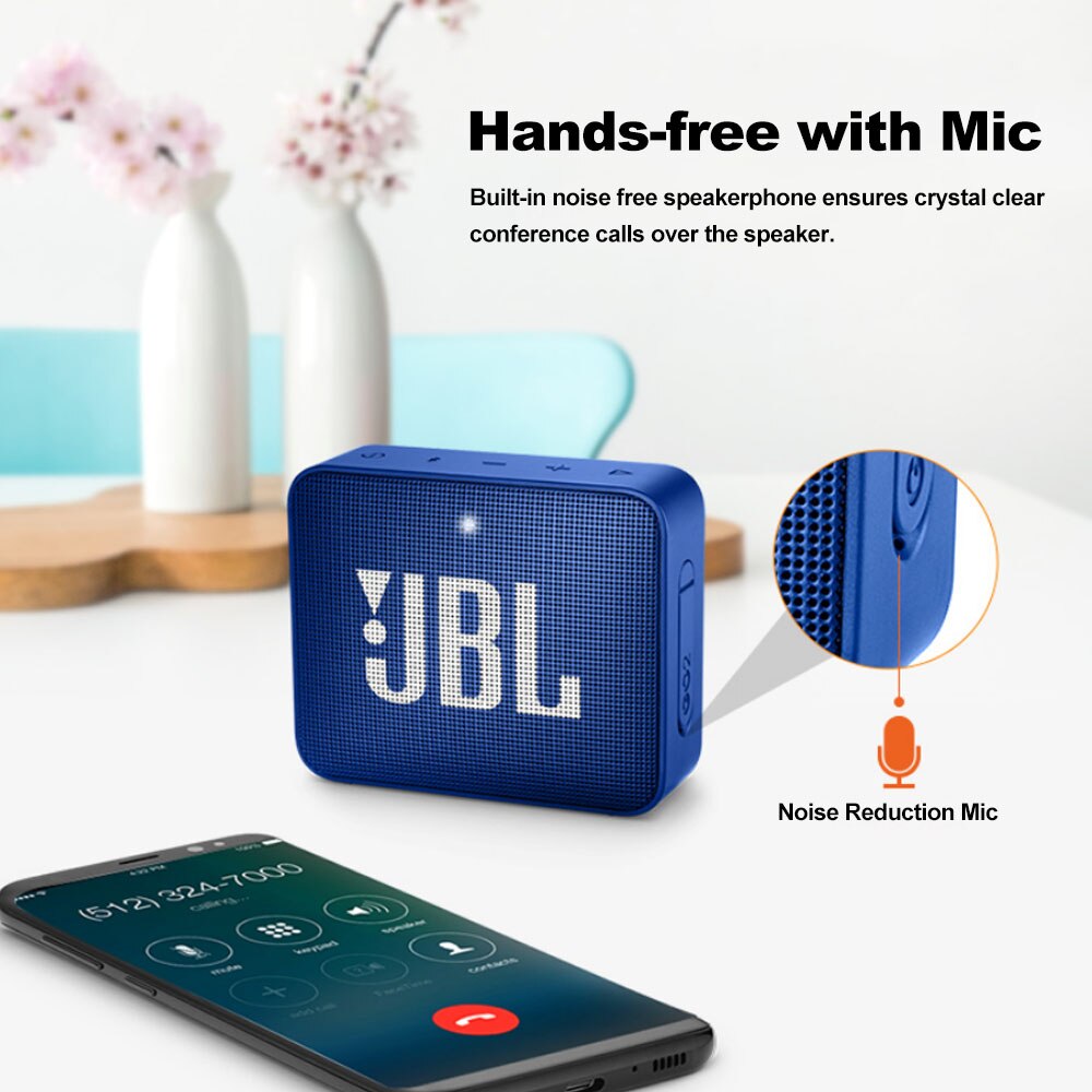 JBL – haut-parleur Bluetooth sans fil GO2 GO 2, Portable, étanche IPX7, pour Sports de plein air, batterie Rechargeable avec micro