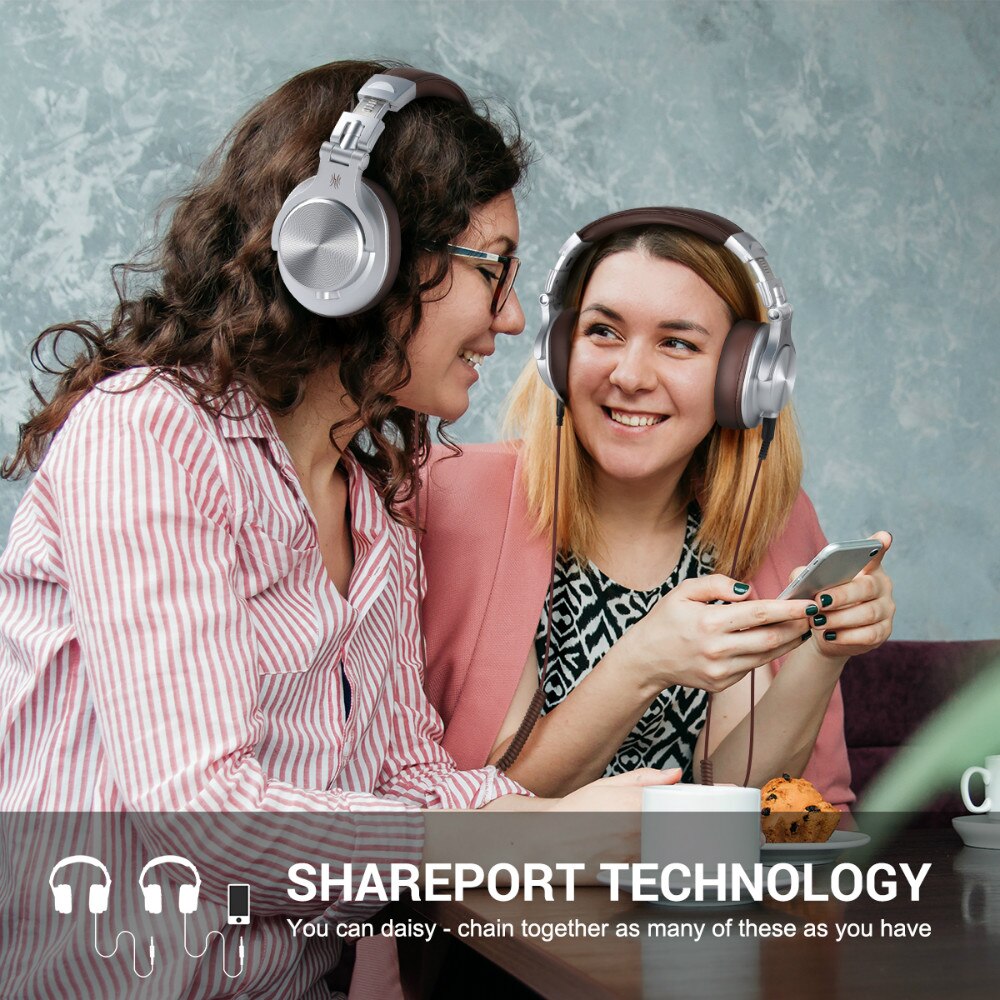 Oneodio – écouteurs filaires A71, pour téléphone d'ordinateur, avec micro, pliable sur l'oreille, stéréo, casque de Studio, pour moniteur d'enregistrement