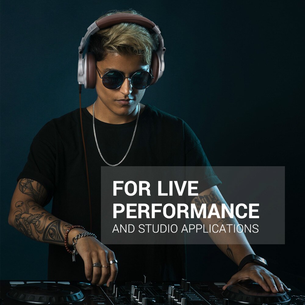 Oneodio – écouteurs filaires A71, pour téléphone d'ordinateur, avec micro, pliable sur l'oreille, stéréo, casque de Studio, pour moniteur d'enregistrement