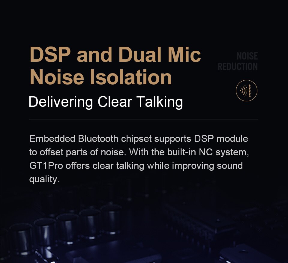 Haylou — Écouteurs Bluetooth stéréo, avec commandes tactiles et micro, batterie longue durée, sans fil, avec double micro