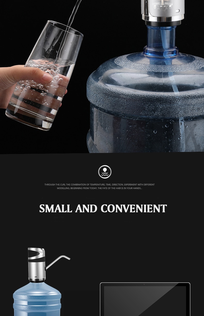 SaengQ – pompe à eau électrique automatique, distributeur avec bouton de charge USB, bouteille de gallons, interrupteur de boisson pour dispositif de pompage d'eau