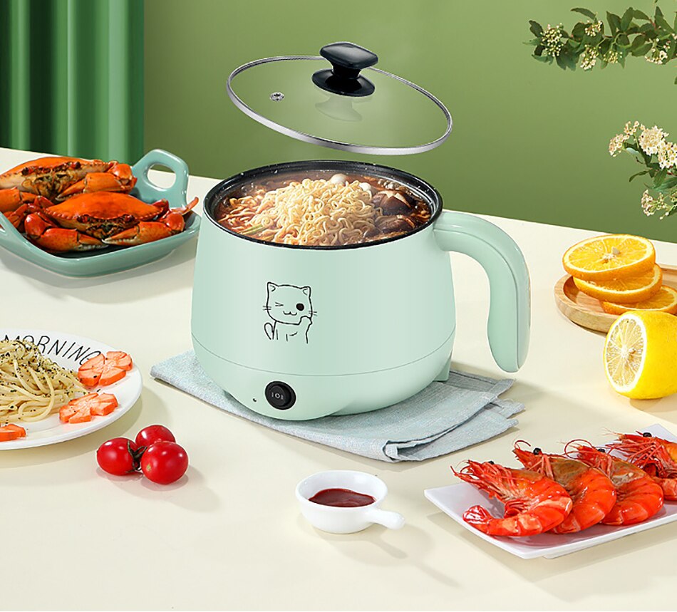 Mini appareil de cuisson électrique multifonction, 220V, antiadhésif, simple/Double couche, pour la cuisson du riz