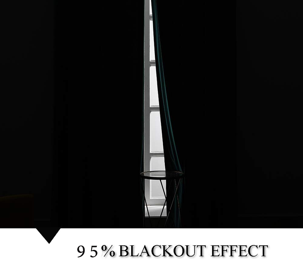 Rideaux occultants en velours solide, taille personnalisée, stores doux et confortables, pour fenêtre, salon, chambre à coucher, salle à manger