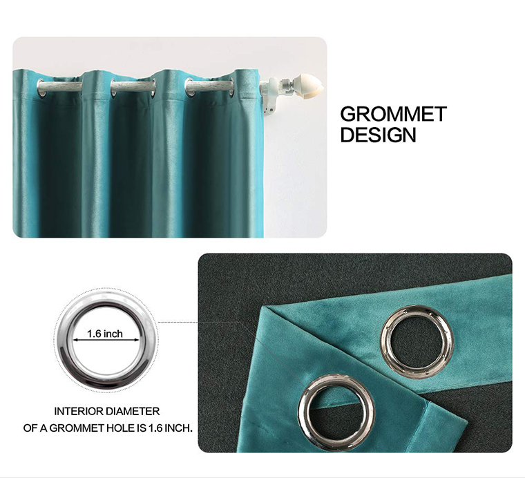 Rideaux occultants en velours solide, taille personnalisée, stores doux et confortables, pour fenêtre, salon, chambre à coucher, salle à manger