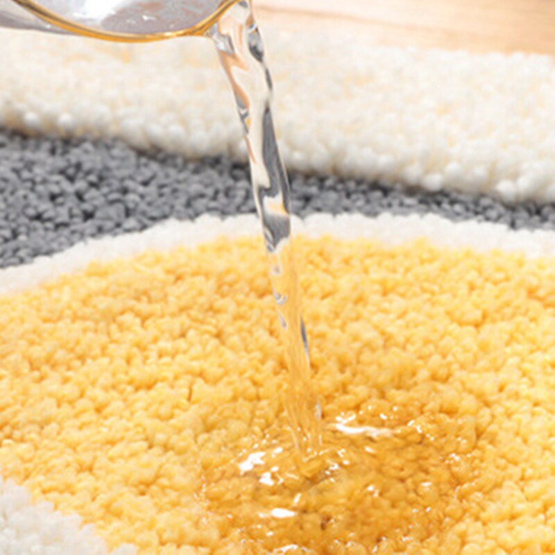 Pied forme maison salle de bain absorbant l'eau anti-dérapant tapis entrée paillasson chambre tapis de sol