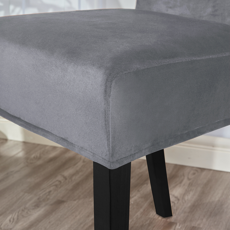 Chiovenni – housse de chaise en peluche épaisse, lavable, élastique, chaude, en velours, pour l'hiver, pour la cuisine, le Restaurant