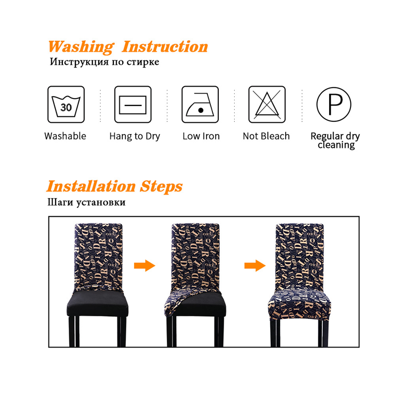 Chiovenni – housse de chaise en peluche épaisse, lavable, élastique, chaude, en velours, pour l'hiver, pour la cuisine, le Restaurant