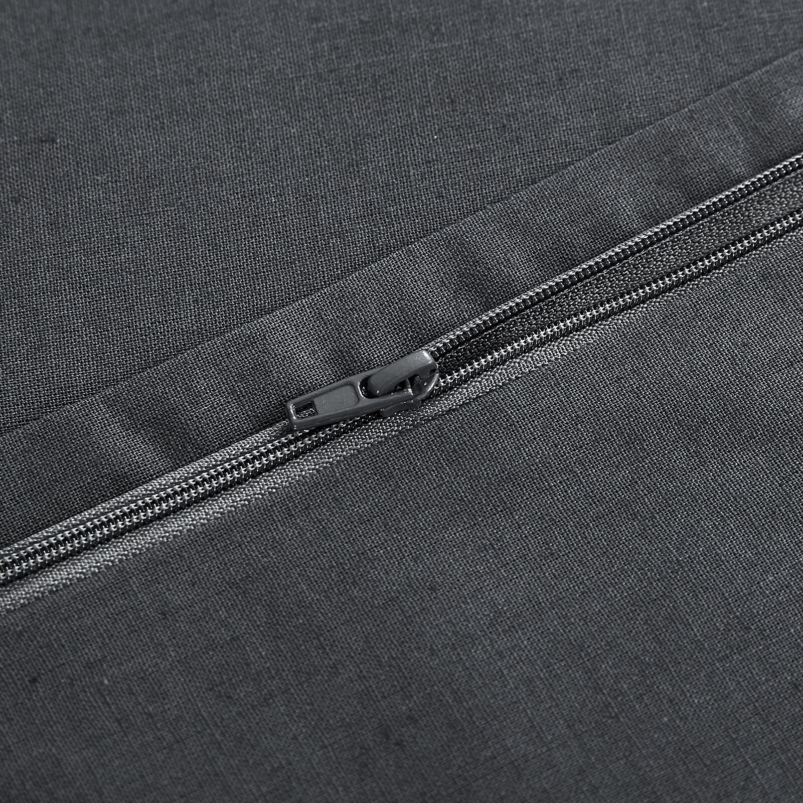 Parure de lit moderne en 55% coton et lin, couleur unie, housse de couette, style français, pour la maison