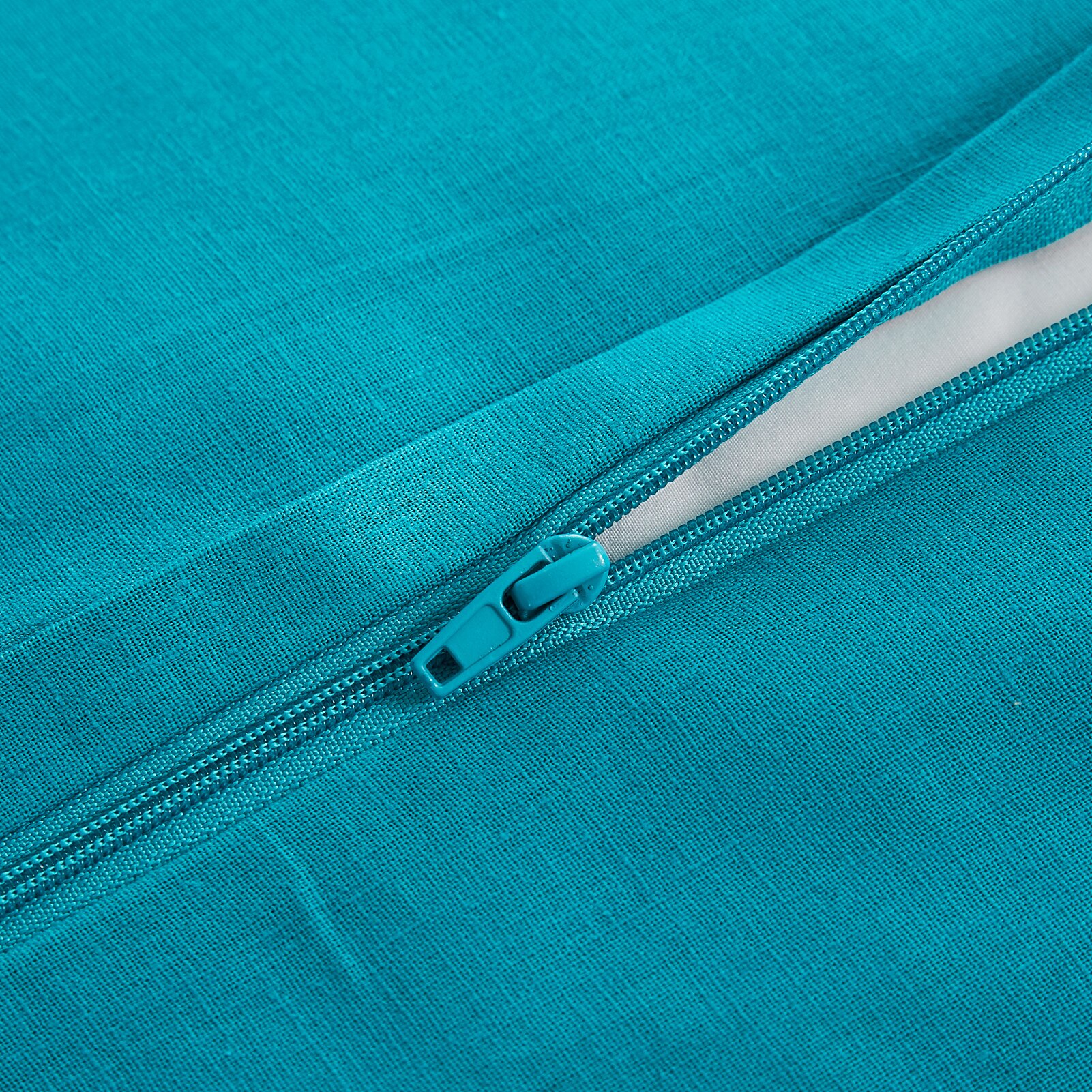 Parure de lit moderne en 55% coton et lin, couleur unie, housse de couette, style français, pour la maison