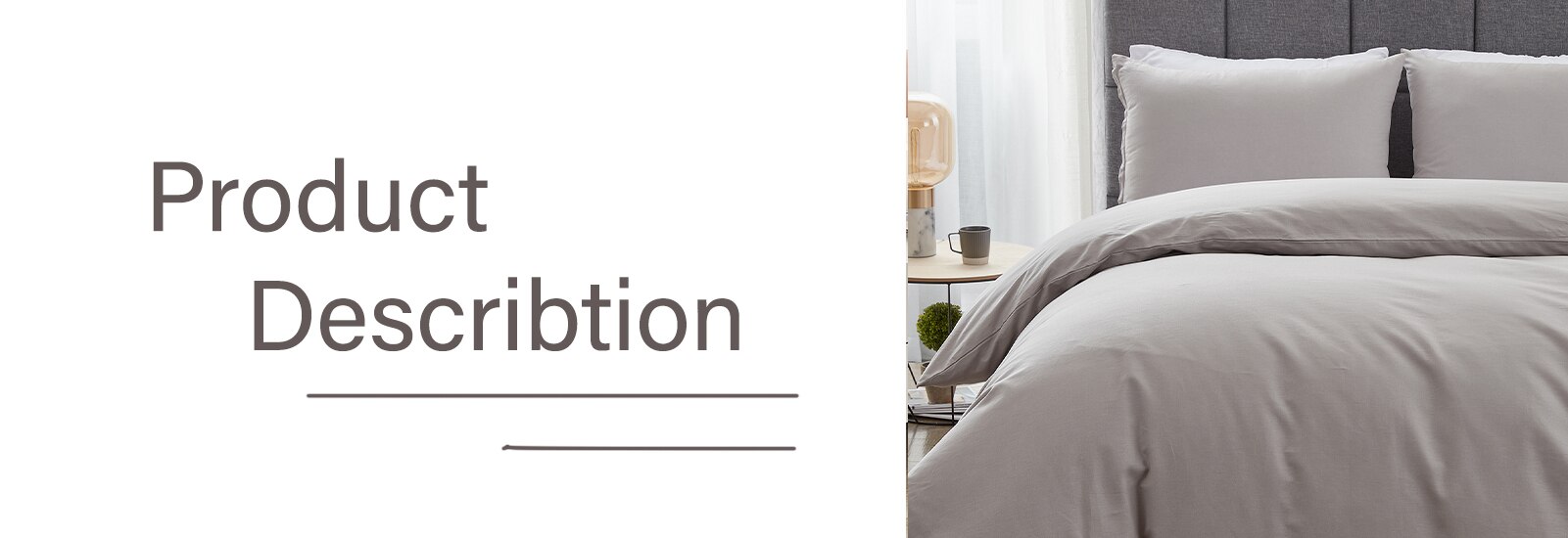 Parure de lit moderne en 55% coton et lin, couleur unie, housse de couette, style français, pour la maison