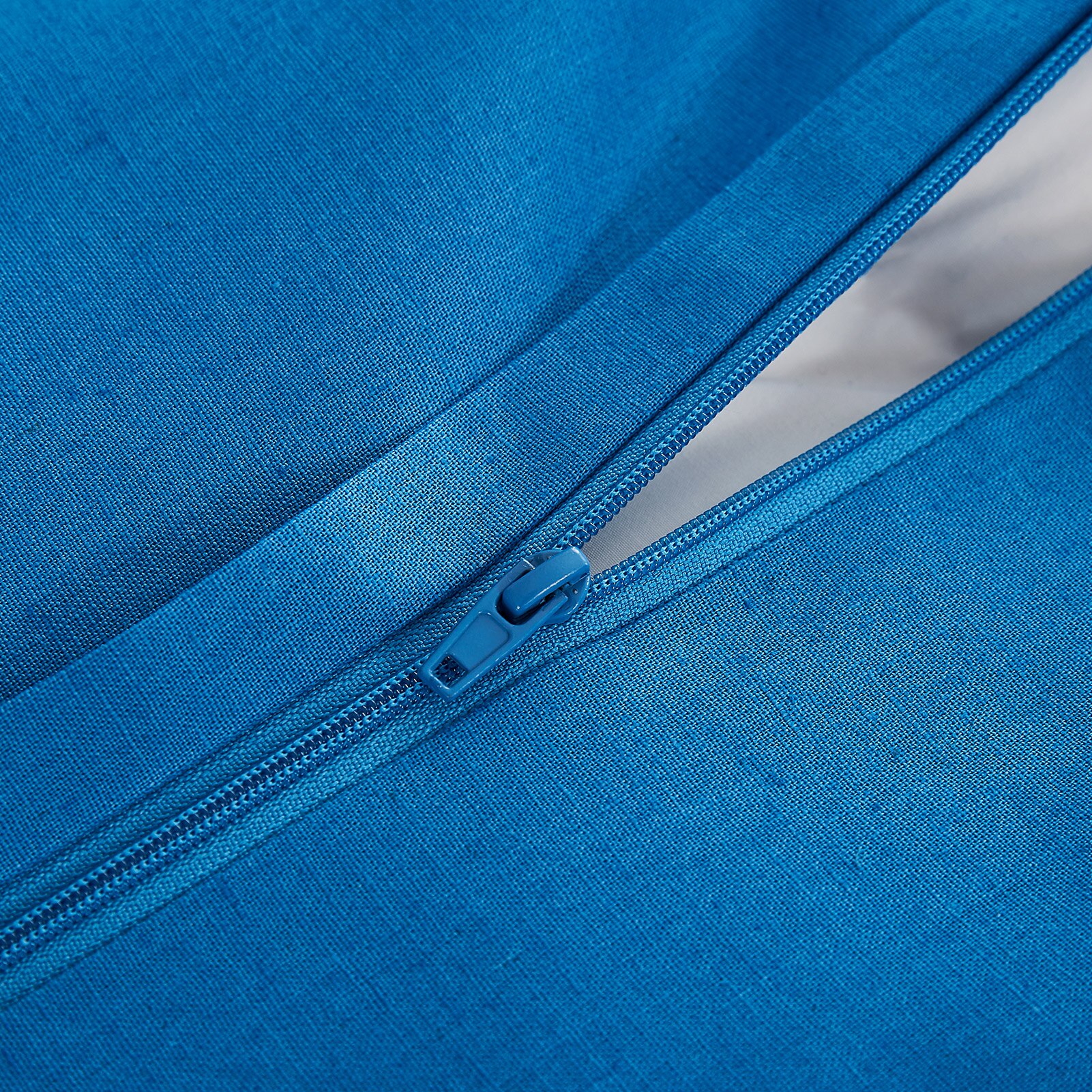 Parure de lit moderne en 55% coton et lin, couleur unie, housse de couette, style français, pour la maison