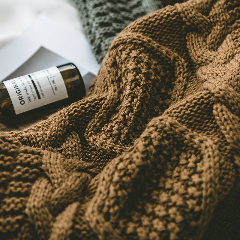 REGINA Super Doux housses de coussin 45x45 cm Confortable Torsion Délicat Tricoté Lit Taie D'oreiller Canapé Nordique Maison Décorative Housse De Coussin Rose, bleu, jaune, beige, blanc, gris, brun, c