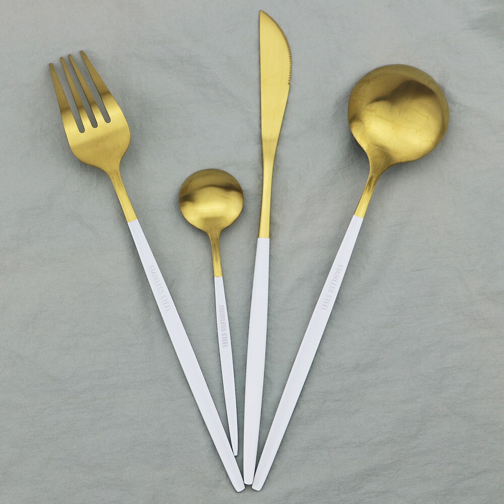 Couverts en acier inoxydable, 30 pièces