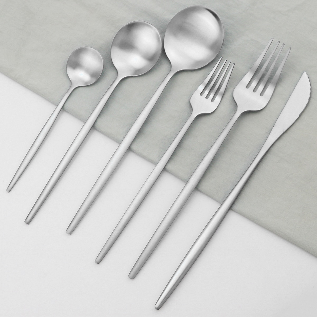 Couverts en acier inoxydable, 30 pièces