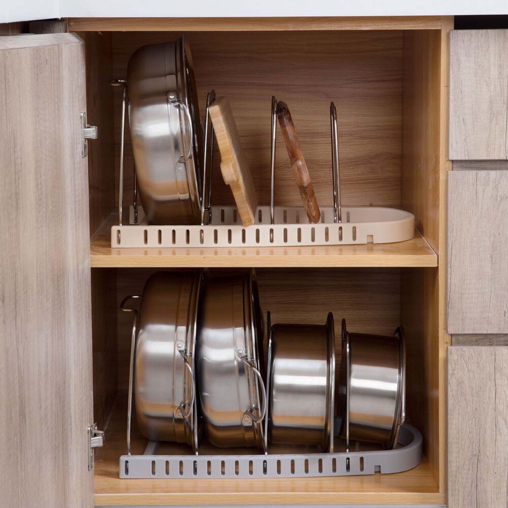 OTHERHOUSE – organisateur de cuisine, Pot de rangement, étagère, batterie de cuisine, couvercle de casserole, support, accessoires de cuisine