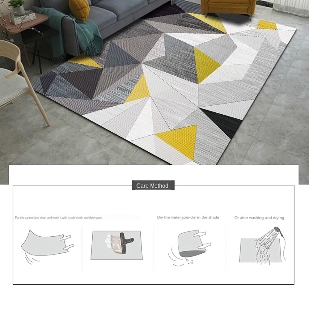 Tapis imprimé géométrique