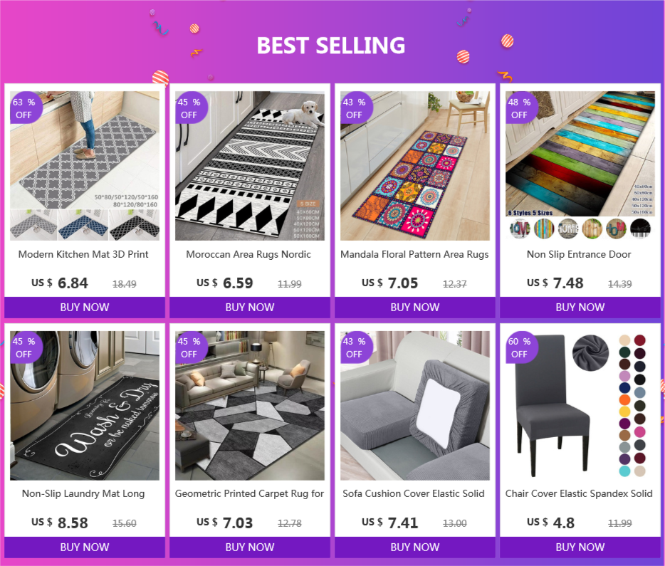 Tapis imprimé géométrique