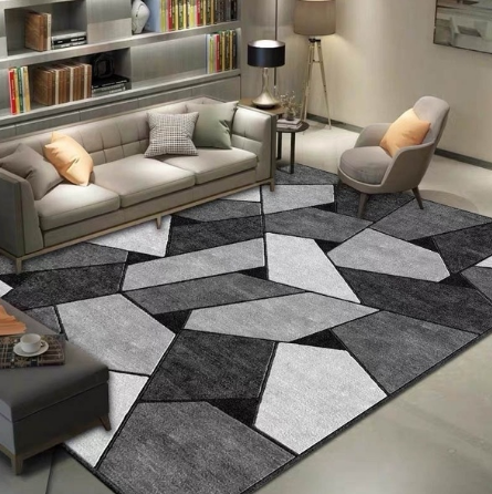 Tapis imprimé géométrique