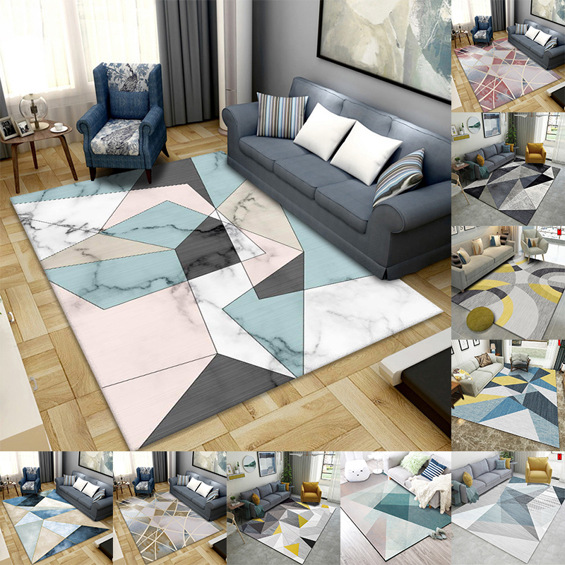 Tapis imprimé géométrique