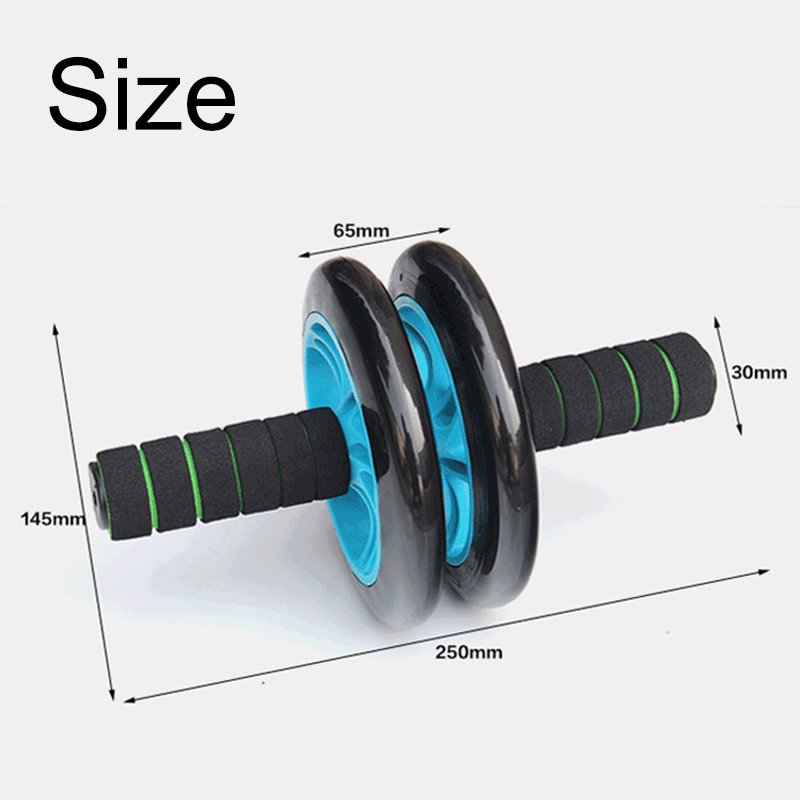 Double rouleau de résistance AB, corde de traction, roue ABS, équipement d'entraînement musculaire pour hommes et femmes