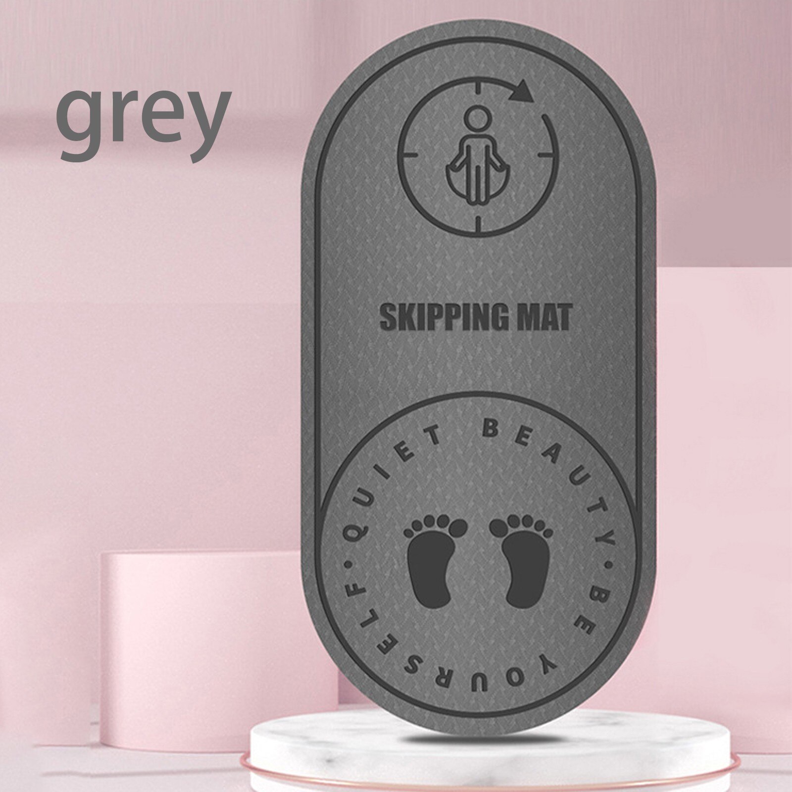 Tapis à sauter en corde, silencieux, pour sol de Yoga, accessoires de Yoga, Fitness, Pilates, Massage, # T3