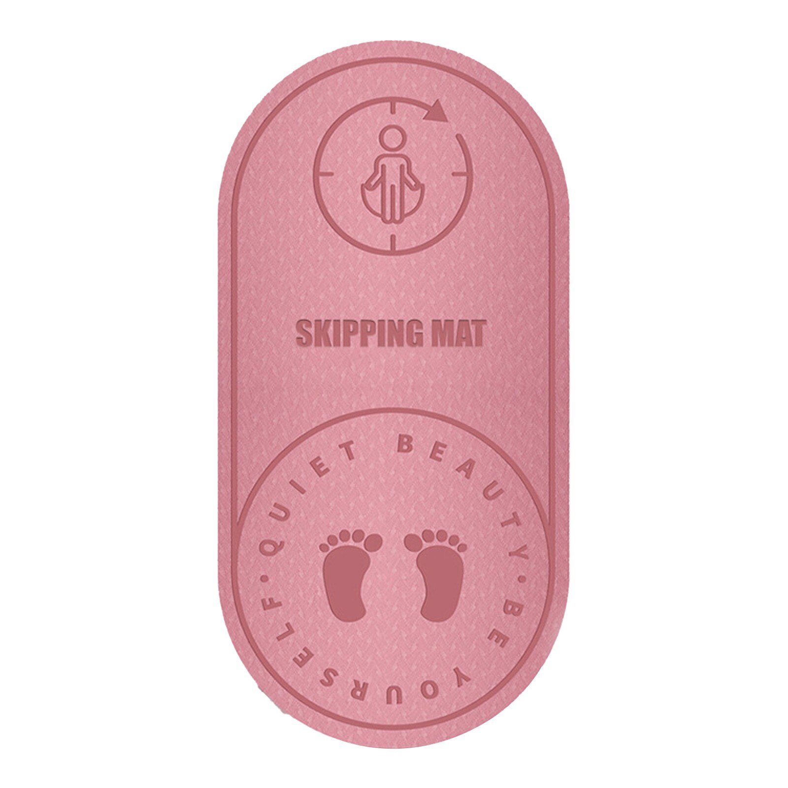 Tapis à sauter en corde, silencieux, pour sol de Yoga, accessoires de Yoga, Fitness, Pilates, Massage, # T3