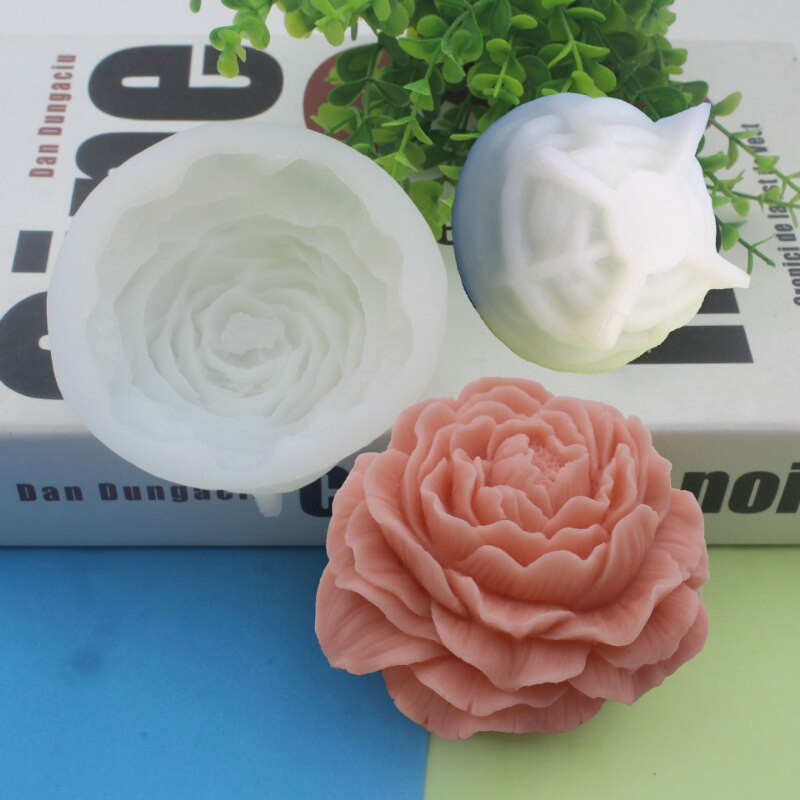 Grand moule à pivoine en Silicone