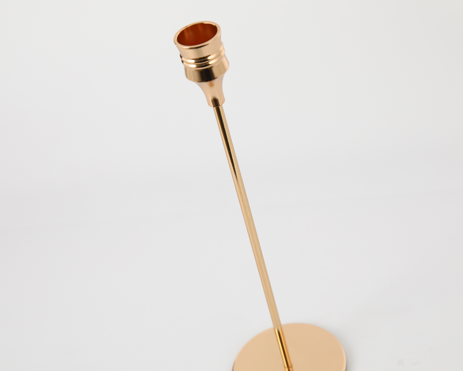 Ensemble de bougeoirs en métal de style européen, 3 pièces, chandelier doré Simple, décoration de mariage, de Bar, de fête, de salon, de maison