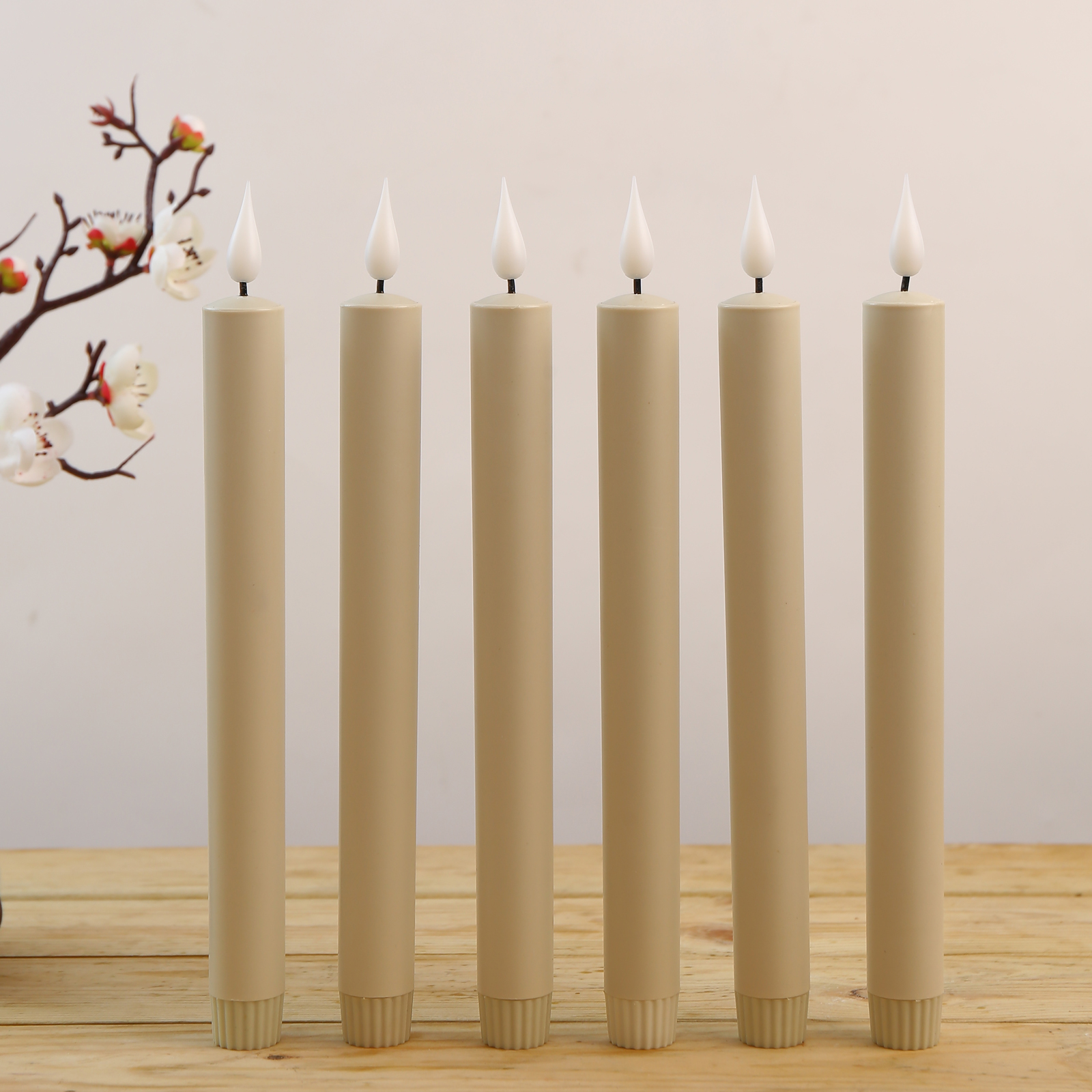 Lot de 6 bougies LED