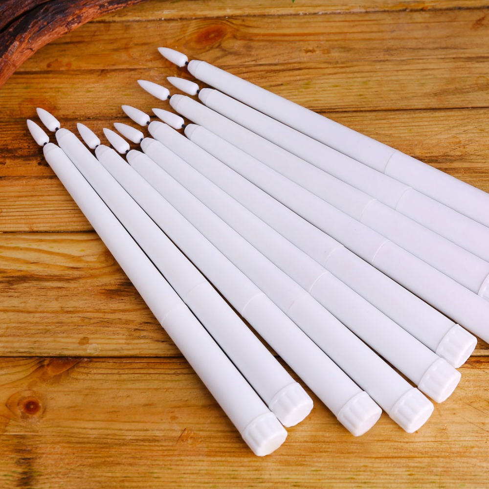 Bougies à LED Scintillantes Jaunes